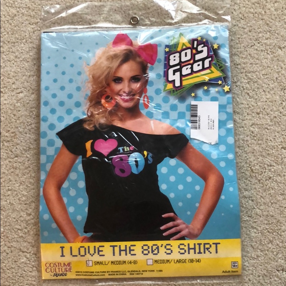 I ❤️ the 80’s costume t-shirt
